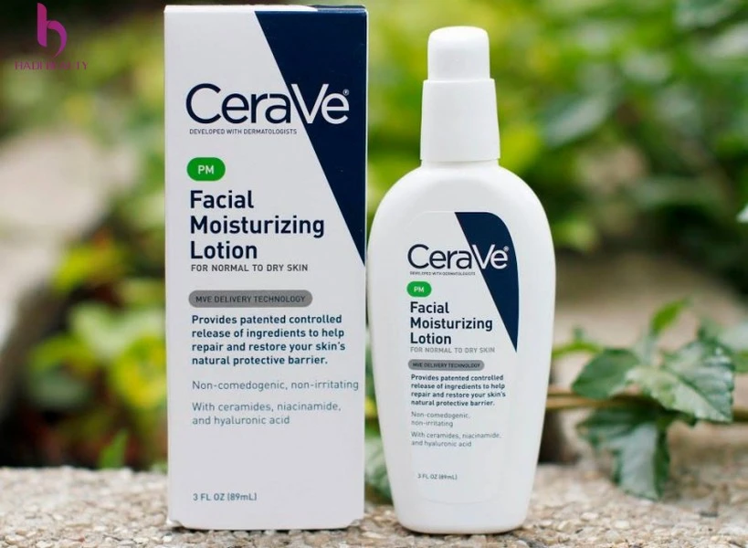 Kem dưỡng ẩm an toàn CeraVe Facial Moisturizing Lotion PM
