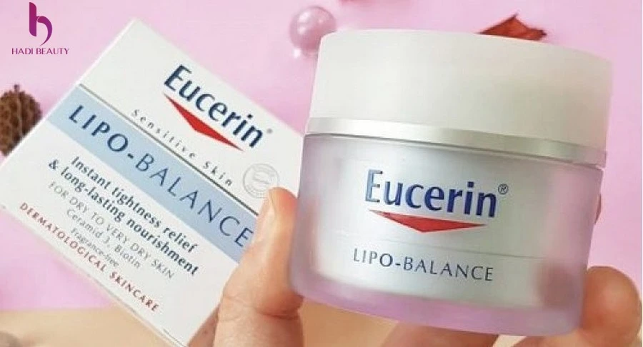 kem dưỡng ẩm cho da khô loại nào tốt Eucerin Lipo Balance