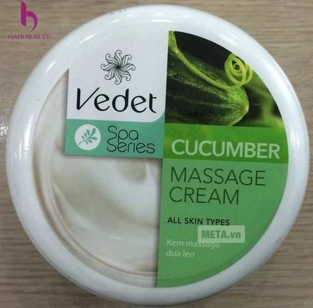 kem dưỡng da việt nam chất lượng cao Massage Cucumber Vedette