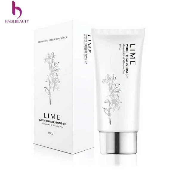 Kem dưỡng trang điểm nội địa Hàn LIME White Flowers Tone-Up Cream