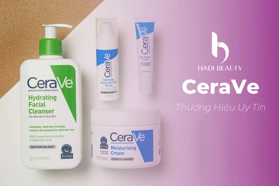Cerave - Thương hiệu mỹ phẩm uy tín tại Mỹ