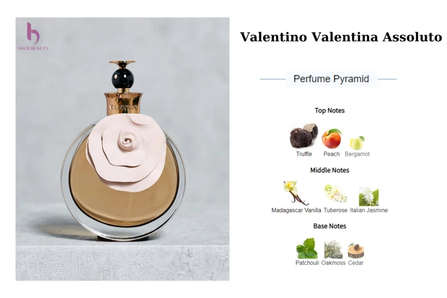 valentina assoluto eau de parfum với hương thơm nồng nàn