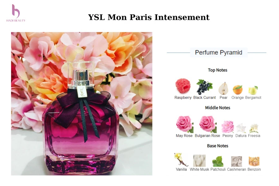 Hương thơm nồng nàn chất Pháp của YSL Mon Paris intensement perfume