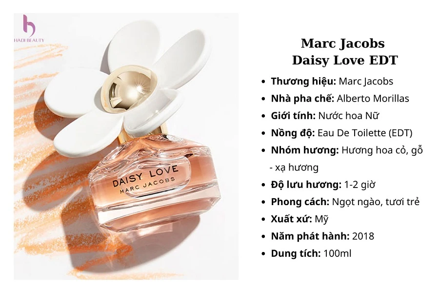 Daisy Love mang lại sự ngọt ngào của hoa cúc từ thương hiệu Marc Jacobs