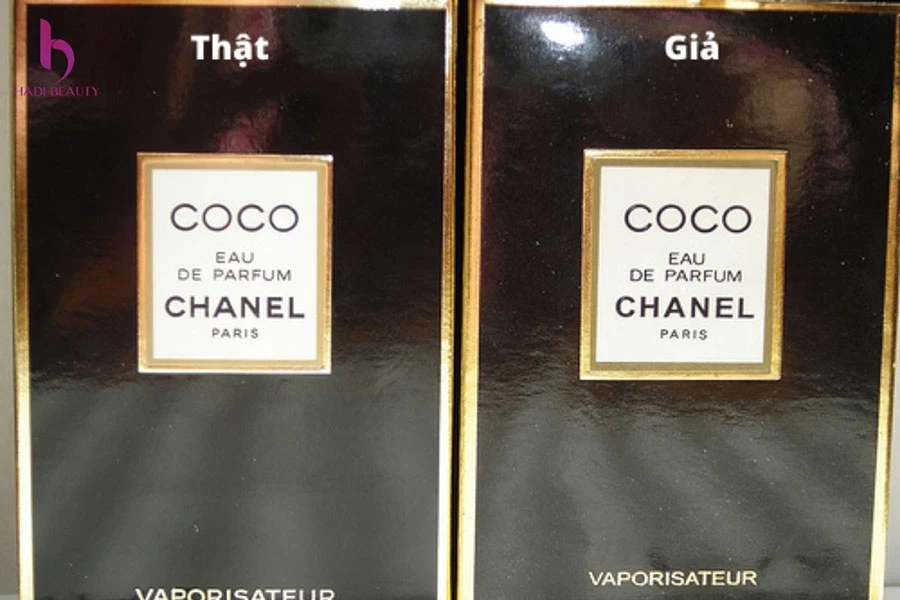 Cách phân biệt nước hoa Chanel thật giả thông qua vỏ hộp