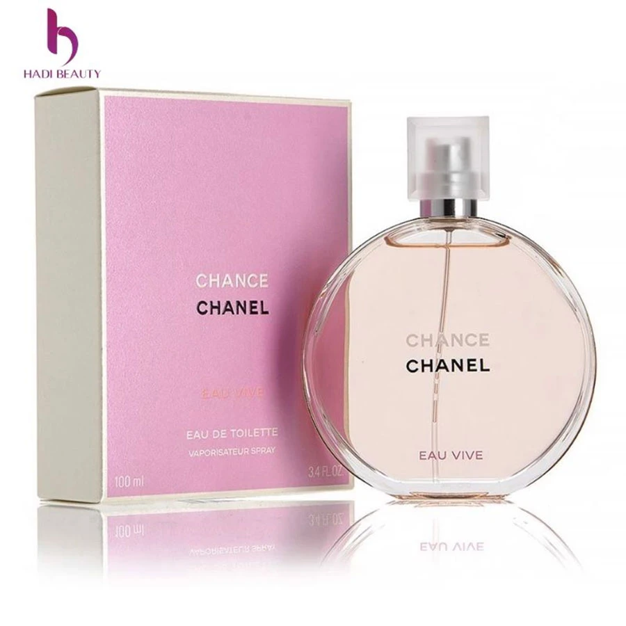 Các loại nước hoa Chanel có thiết kế hình tròn ấn tượng không thế thiếu Chanel Chance Eau Vive EDT