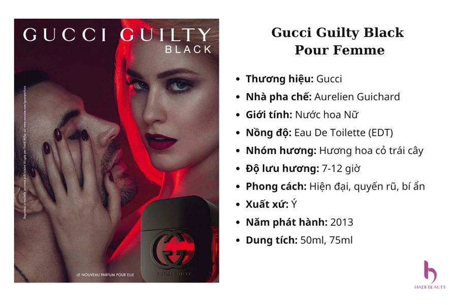 nước hoa Gucci Guilty Black 
