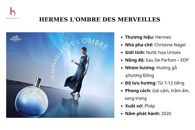 Hermes L’ombre Des Merveilles eau de parfum với tinh thần biển cả bao la rộng lớn