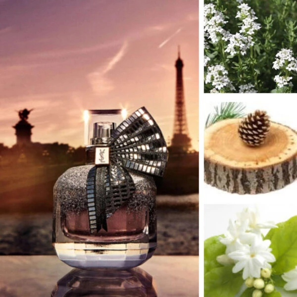 Các lớp hương riêng biệt tạo nên điểm nhấn cho chai nước hoa YSL Mon Collector Edition Paris EDP