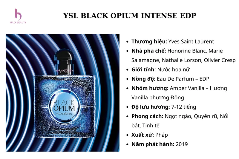 YSL Black Opium Intense EDP đại diện cho hình mẫu người phụ nữ quyến rũ và độc lập