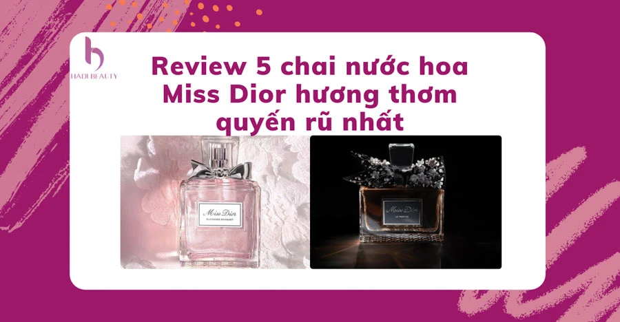 Thumbnail bài viết review nước hoa Miss Dior