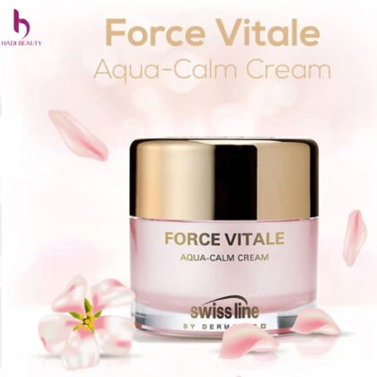 kem phục hồi da cực tốt đến từ thụy điển Swissline Force Vitale Aqua – Calm Cream