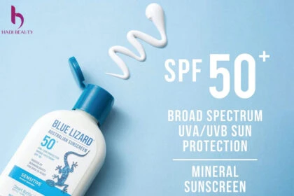 kem chống nắng dành cho nam giới Blue Lizard Australian Sunscreen Sensitive SPF 30 phù hợp với da nhạy cảm