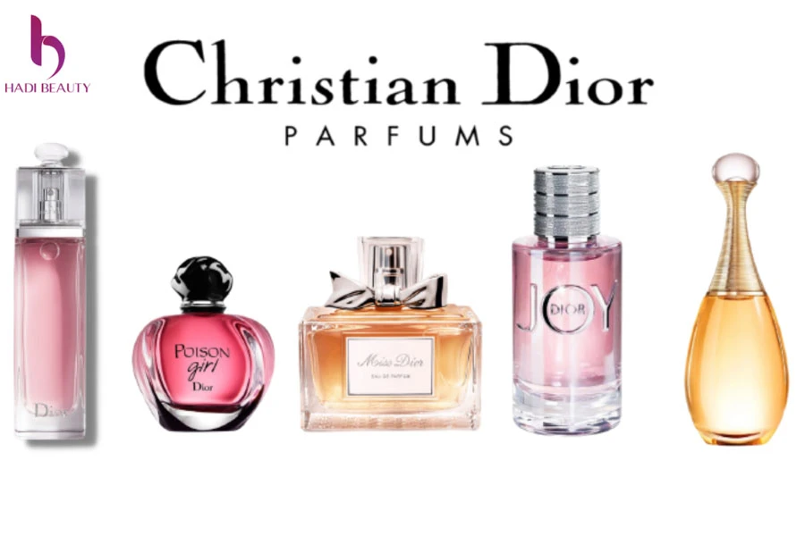 Top dòng sản phẩm nước hoa đến từ thương hiệu Dior