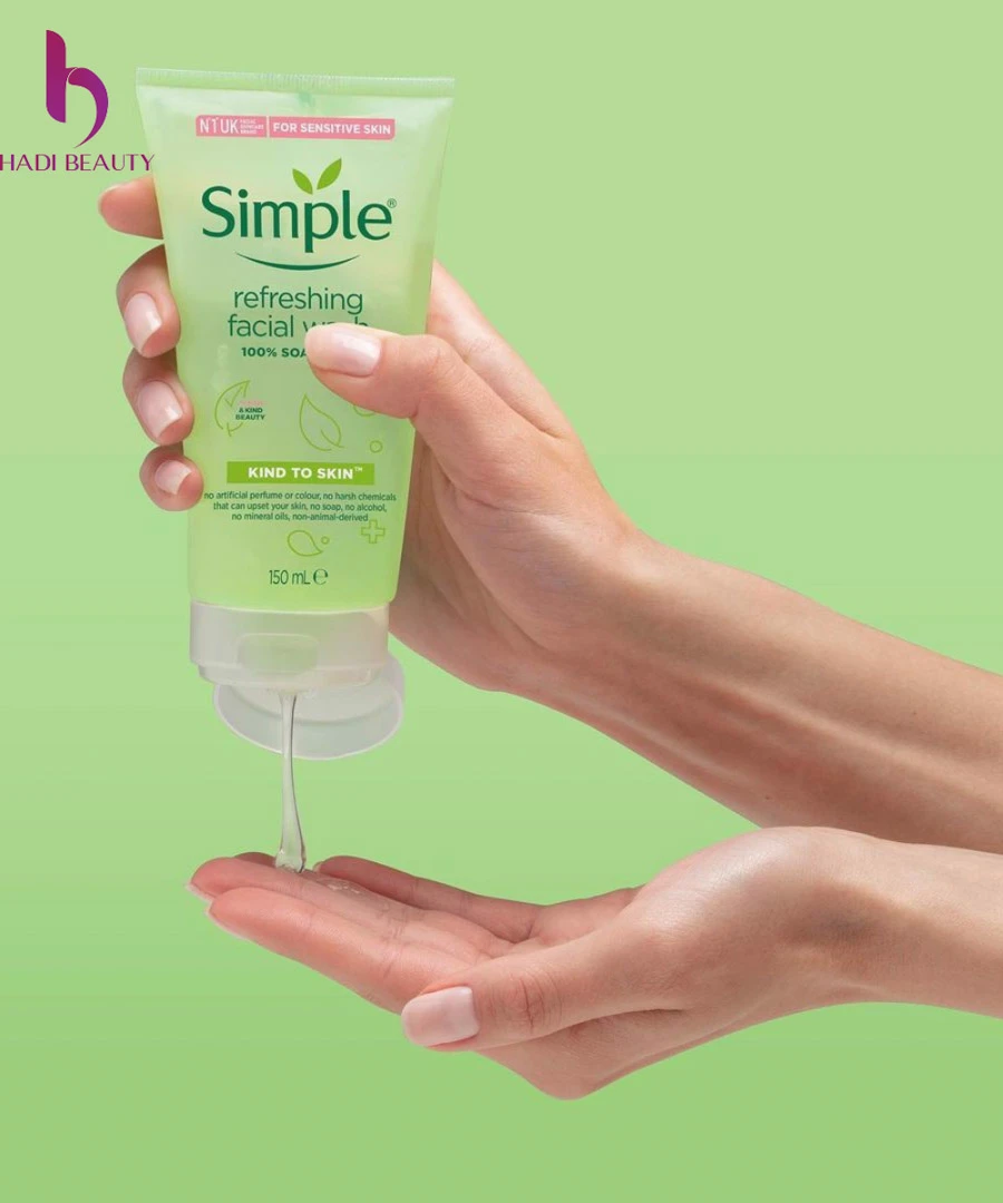 Sữa rửa mặt Simple - review mỹ phẩm simple