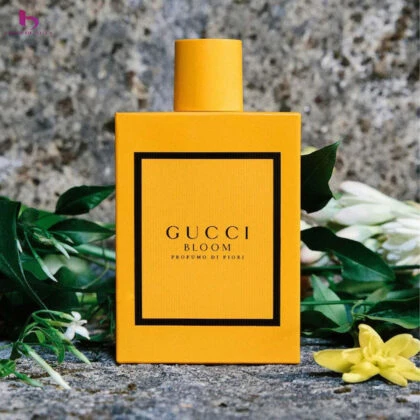 Gucci Bloom review thiết kế màu vàng sang trọng
