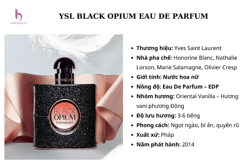 mùi hương YSL Black Optimum EDP 50ml